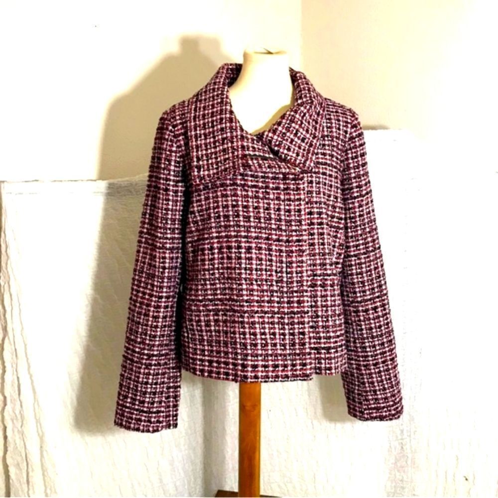 Talbots Reddish Tweed Jacket Size XL
